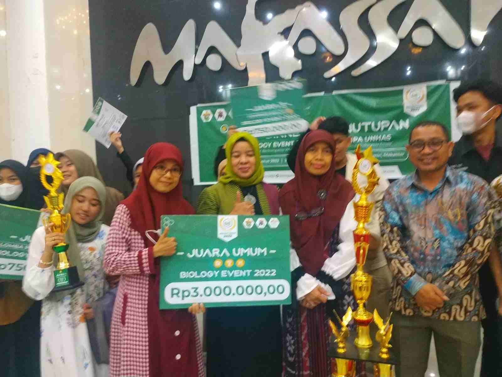 SMA Islam Athirah Bone Kembali Unjuk Gigi di Biology Event 2022