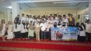 Kamar Dagang dan Industri (Kadin) Indonesia bersama PT Ruby Group menggelar kegiatan berbagi kebahagiaan bersama anak-anak yatim di Yayasan Yatim Piatu Aisyiyah. (Ist)