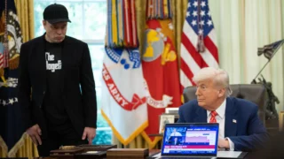 Presiden AS, Donald Trump Bersama Elon Musk