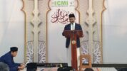 Wakil Ketua Dewan Perwakilan Daerah Republik Indonesia (DPD RI), Tamsil Linrung Saat Khutbah Idul Adha
