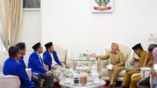 Wakil Gubernur Sulawesi Selatan, Fatmawati Rusdi, menerima kunjungan silaturahmi Majelis Pimpinan Wilayah Ikatan Cendekiawan Muslim Indonesia (ICMI) Muda Sulsel di Rumah Jabatan Wakil Gubernur, Jalan Yusuf Dg Ngawing, Makassar, Senin, (15/9/2025).