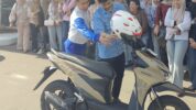 150 Karyawan PNM Ikuti Edukasi Safety Riding Asmo Sulsel di Makassar