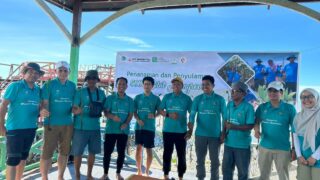 PT Sankyu Bersama KEHATI dan YKL Tanam 5 000 Bibit Mangrove di Lantebung