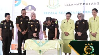 Kajati Jabar Resmikan Gedung IAD dan Lapangan Tenis Kejari Cianjur